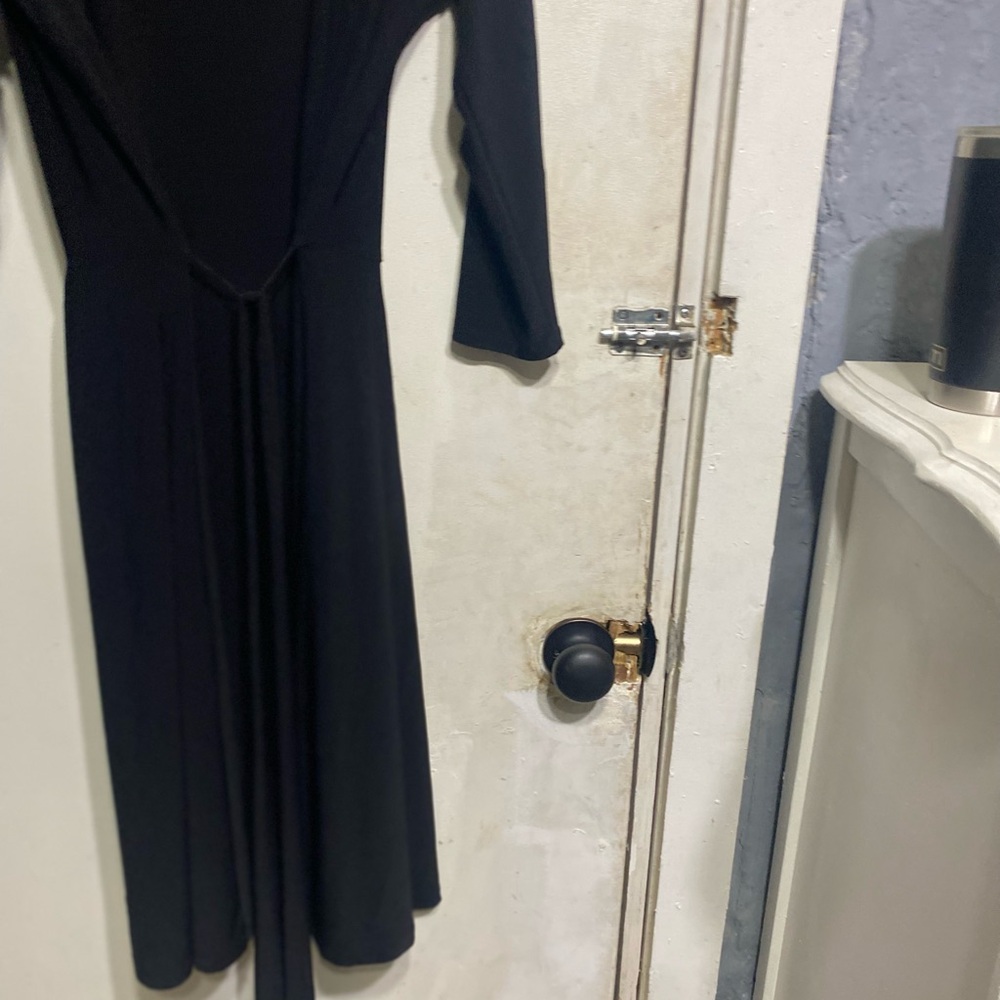 American Living Black Long Sleeve Dress